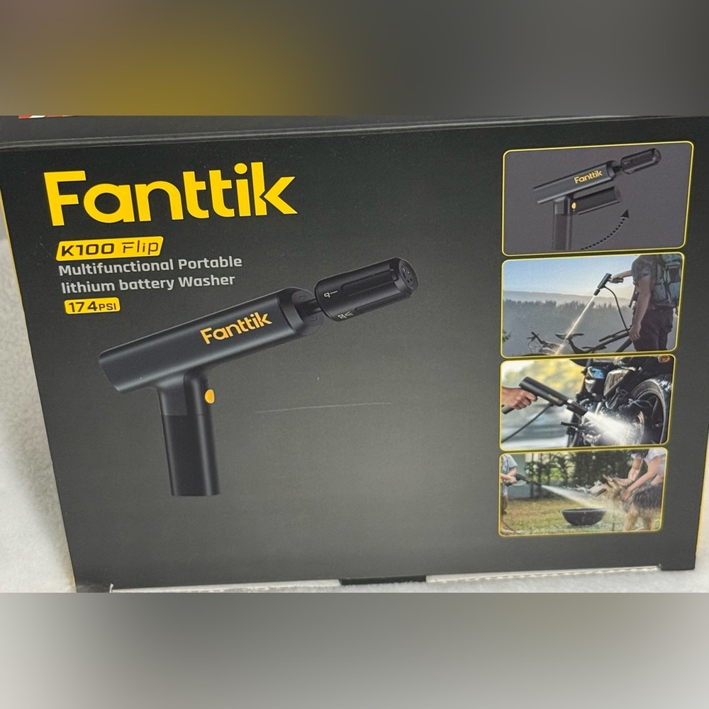 Fanttik K100 Flip Portable Pressure Washer - NIB - Never Used